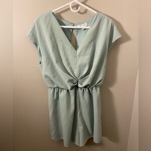 Seafoam Green Romper